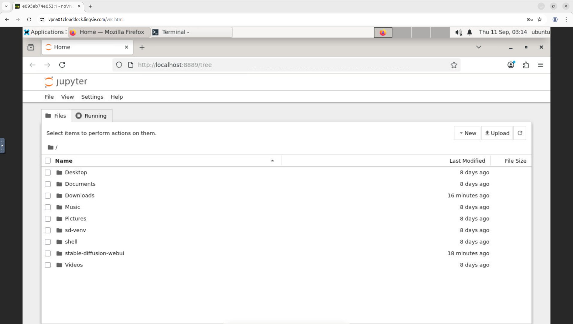 Jupyter Notebook UI