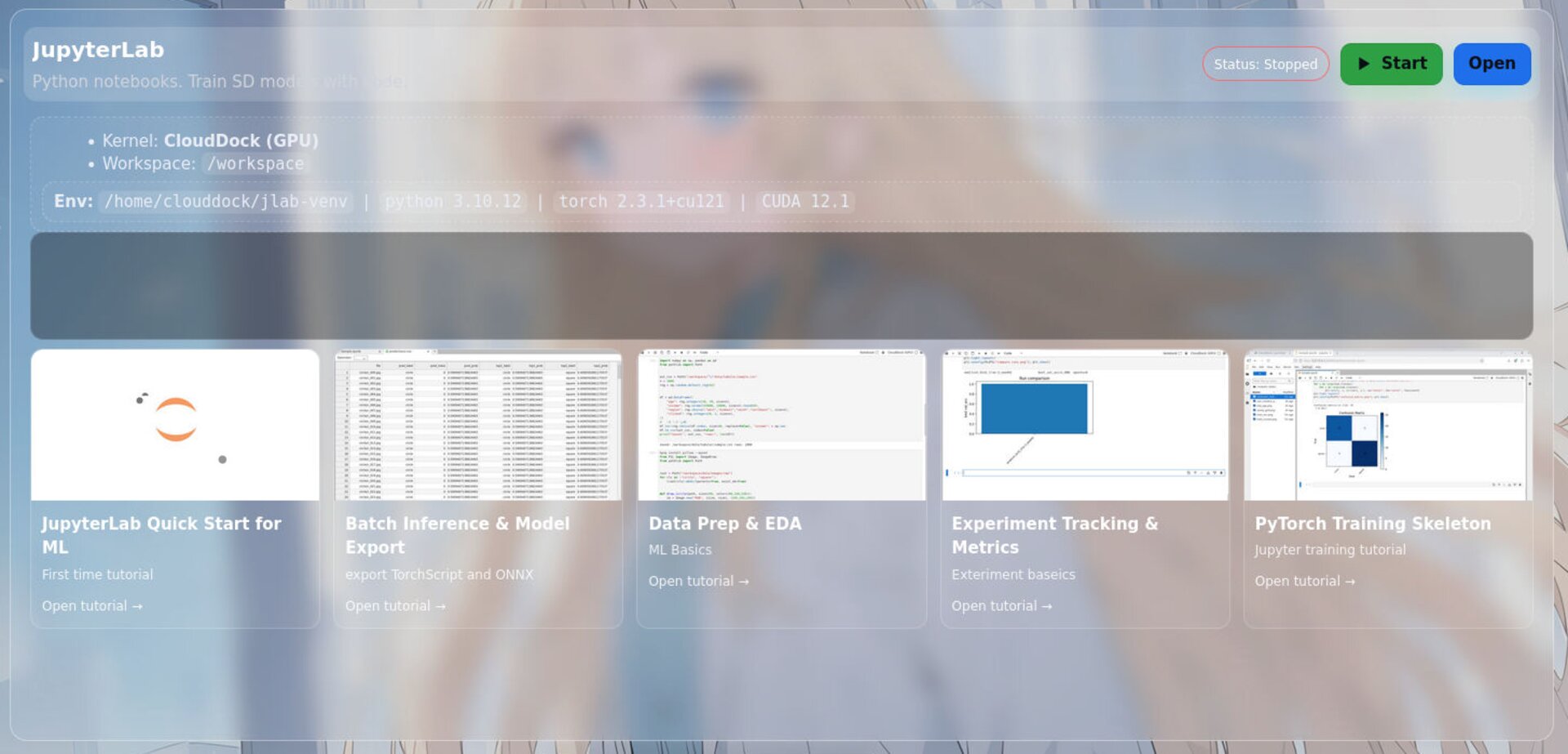 Launcher app detail panel